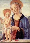 Leonardo Da Vinci Small devotional picture by Verrocchio oil painting